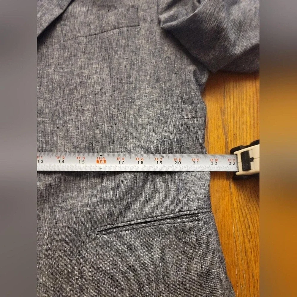 Men's Stafford linen cotton blend Classic Fit Sports Coat Blazer Size 44 Regular